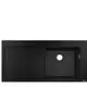Hansgrohe-HG-Einbauspuele-450-mit-Abtropfflaeche-S514-F450-graphitschwarz-43314170 gallery number 1